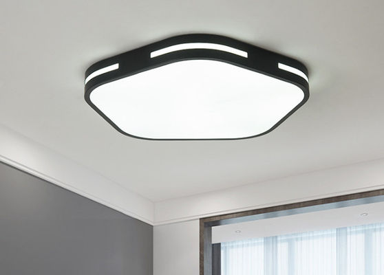 Plafoniera acrilica dell'interno nera/bianca di 380*60mm 30W LED per la camera da letto