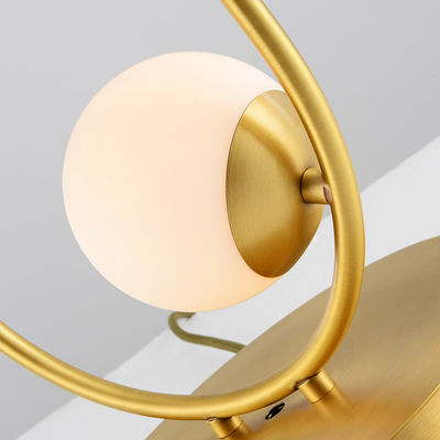 Intorno al diametro lampada dorata/nera di 35cm di altezza 40cm di colore di comodino