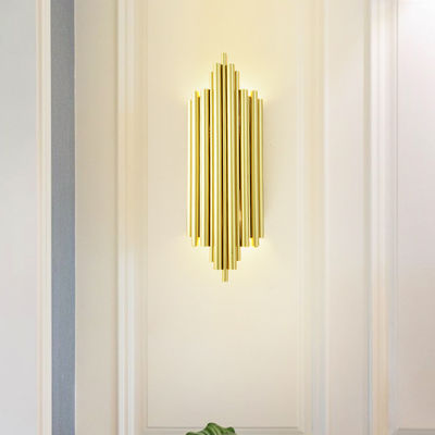Lampada da parete di lusso postmoderna nordica dell'oro di W27*H40cm per la camera da letto