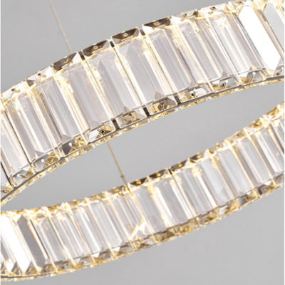 Corrosione residenziale di titanio di Crystal Modern Pendant Light 265v dell'oro anti