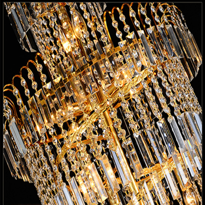 Nozze Crystal Pendant Light Metal Electroplating moderno di lusso di AC265V