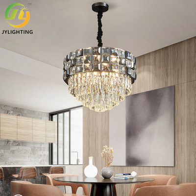 Metallo Crystal Pendant Light Luxury Indoor di D50cm residenziale