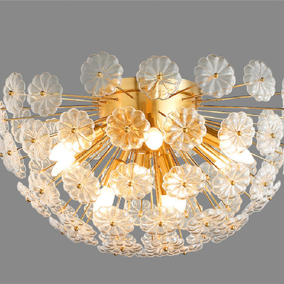 Forma dei fiori di Crystal Pendant Light Decorative Creative del salone